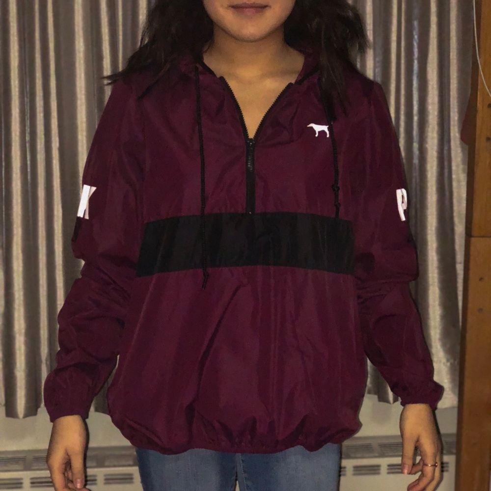 Pink windbreaker